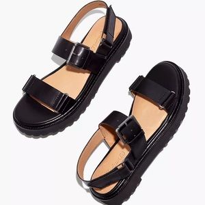 NEW MADEWELL The Candy Lugsole Leather Sandal